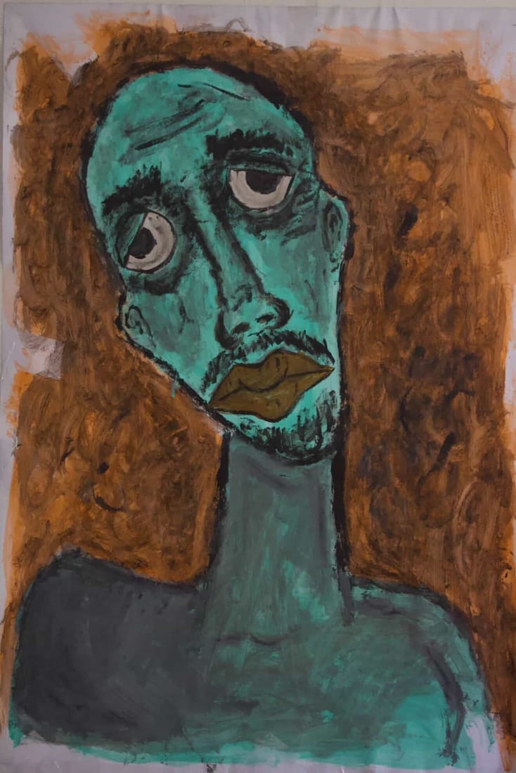 Portrait study, by Hasan.